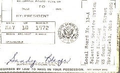 Back Card Documents Draft Family Friends Dan Dorrough